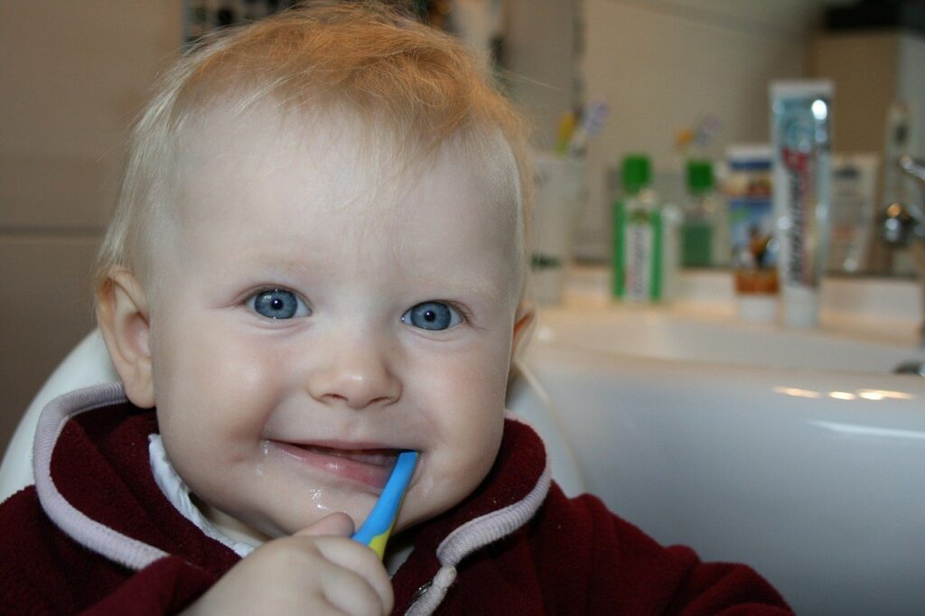 brushing teeth habit
